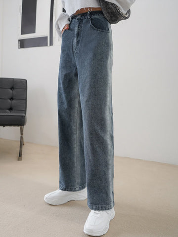 DAZY Slant Pockets Straight Leg Jeans DAZY Slant Pockets Straight Leg Jeans