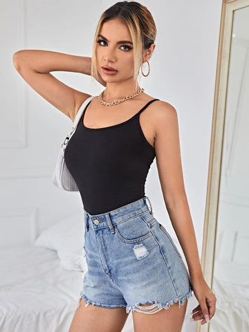 Solid Slim Cami Top Solid Slim Cami Top