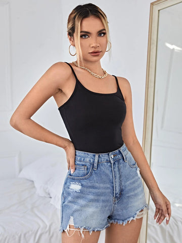 Solid Slim Cami Top Solid Slim Cami Top