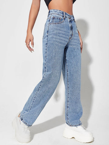 High Waist Boyfriend Jeans High Waist Boyfriend Jeans