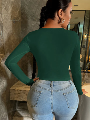 SXY Scoop Neck Crop Tee SXY Scoop Neck Crop Tee