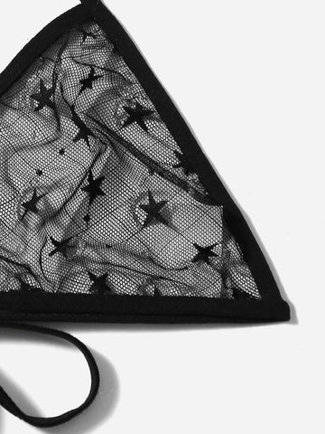 Star Pattern Mesh Lingerie Set Star Pattern Mesh Lingerie Set
