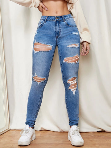 Ripped Skinny Jeans Ripped Skinny Jeans