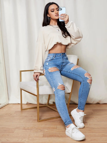 Ripped Skinny Jeans Ripped Skinny Jeans