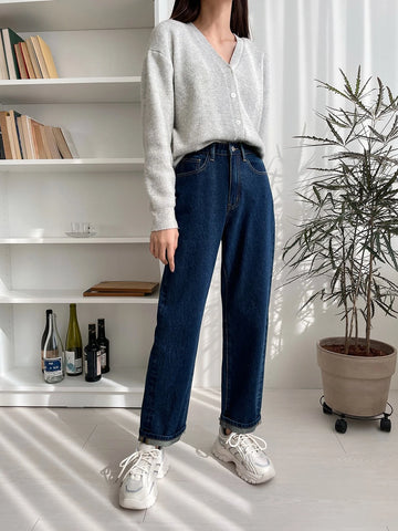 DAZY High Waist Straight Leg Jeans DAZY High Waist Straight Leg Jeans