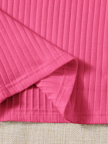 EZwear Solid Rib-knit Top EZwear Solid Rib-knit Top