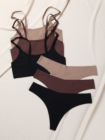 3sets No Show Lingerie Set 3sets No Show Lingerie Set
