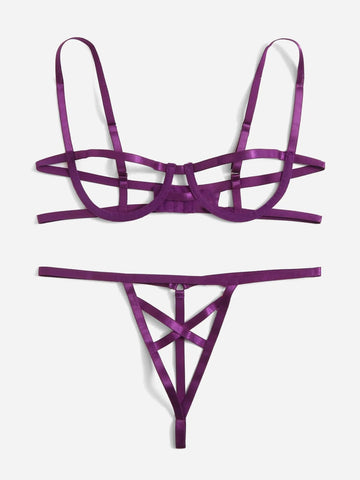 Cut-out Underwire Lingerie Set Cut-out Underwire Lingerie Set