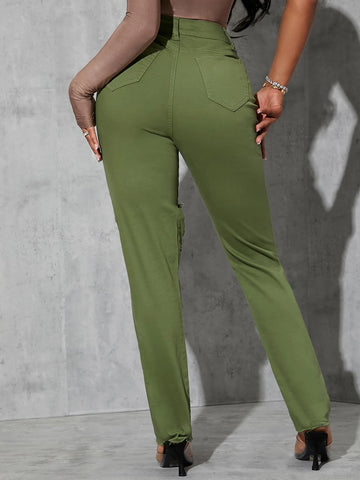 High Waisted Ripped Jeans High Waisted Ripped Jeans