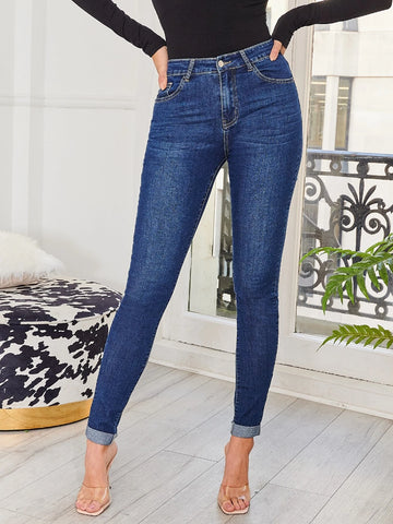 Roll Up Hem Skinny Jeans Roll Up Hem Skinny Jeans