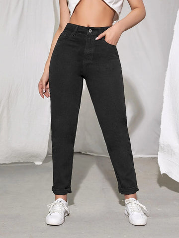 High Waist Mom Fit Jeans High Waist Mom Fit Jeans