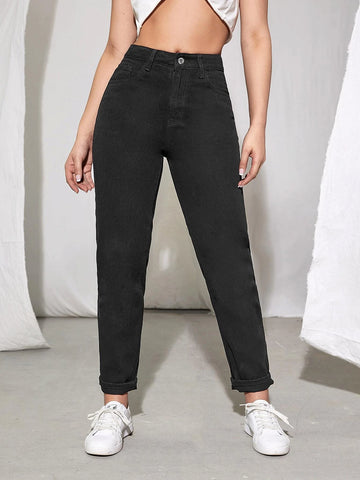 High Waist Mom Fit Jeans High Waist Mom Fit Jeans