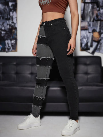 Raw Trim Skinny Jeans Raw Trim Skinny Jeans