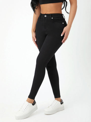 PETITE Slant Pocket Skinny Jeans PETITE Slant Pocket Skinny Jeans