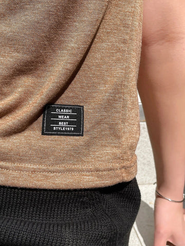 DAZY Solid Round Neck Tee DAZY Solid Round Neck Tee