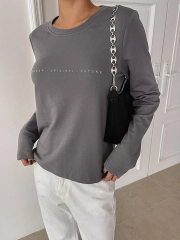 DAZY Letter Graphic Tee DAZY Letter Graphic Tee