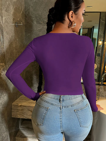 SXY Scoop Neck Crop Tee SXY Scoop Neck Crop Tee