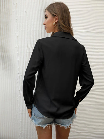 Solid Button Up Shirt Solid Button Up Shirt