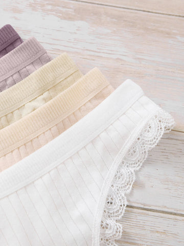7pack Contrast Lace Panty Set 7pack Contrast Lace Panty Set