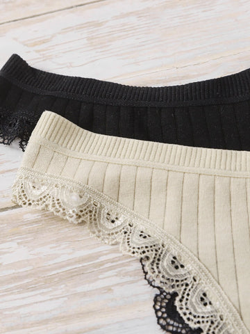 7pack Contrast Lace Panty Set 7pack Contrast Lace Panty Set