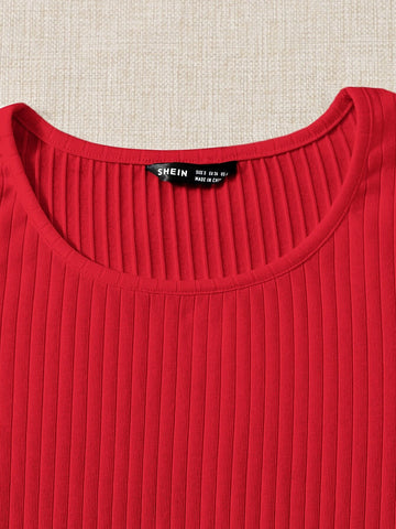 EZwear Solid Rib-knit Top EZwear Solid Rib-knit Top