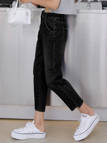 DAZY High Rise Crop Mom Jeans DAZY High Rise Crop Mom Jeans