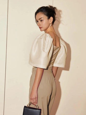 Square Neck Puff Sleeve Blouse Square Neck Puff Sleeve Blouse