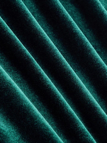 Frill Trim Ruched Asymmetrical Hem Velvet Cami Dress Frill Trim Ruched Asymmetrical Hem Velvet Cami Dress