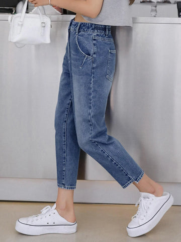 DAZY High Rise Crop Mom Jeans DAZY High Rise Crop Mom Jeans