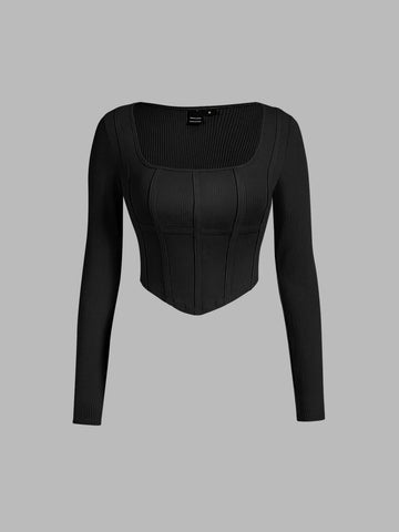 MOD Scoop Neck Seam Front Tee MOD Scoop Neck Seam Front Tee