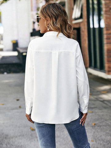 Patched Pocket Drop Shoulder Shirt Patched Pocket Drop Shoulder Shirt