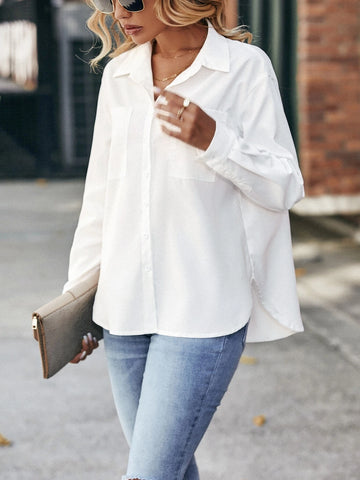 Patched Pocket Drop Shoulder Shirt Patched Pocket Drop Shoulder Shirt