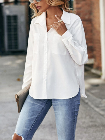 Patched Pocket Drop Shoulder Shirt Patched Pocket Drop Shoulder Shirt