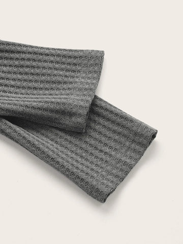 Scoop Neck Rib-knit Crop Tee Scoop Neck Rib-knit Crop Tee