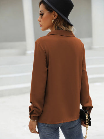 Guipure Lace Insert Shirt Guipure Lace Insert Shirt