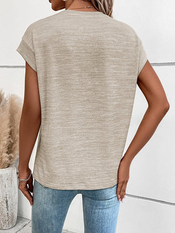 Batwing Sleeve Solid Tee Batwing Sleeve Solid Tee