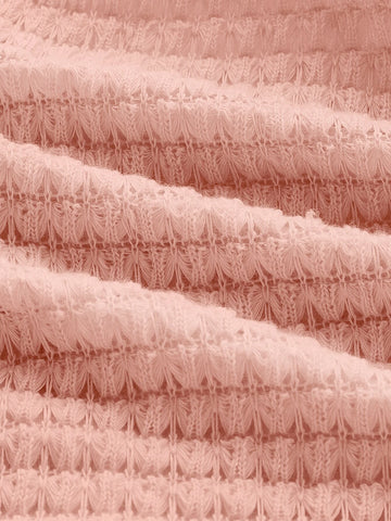 MOD Puff Sleeve Lace Up Backless Textured Crop Top MOD Puff Sleeve Lace Up Backless Textured Crop Top