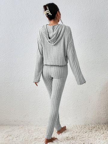 Unity Drop Shoulder Drawstring Hoodie & Leggings Unity Drop Shoulder Drawstring Hoodie & Leggings