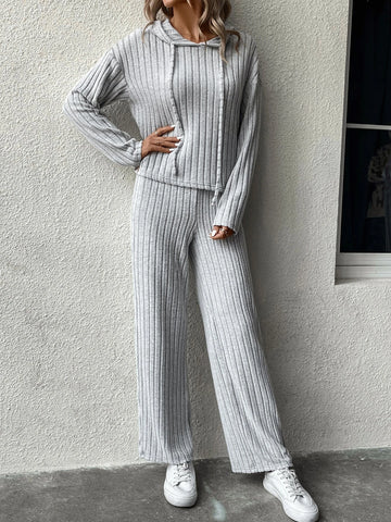 Unity Drop Shoulder Hoodie & Flare Leg Pants Unity Drop Shoulder Hoodie & Flare Leg Pants