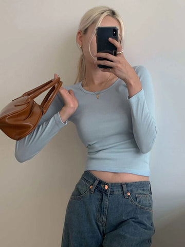 DAZY Solid Round Neck Tee DAZY Solid Round Neck Tee