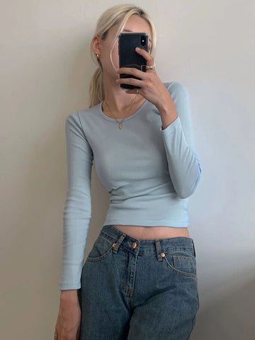 DAZY Solid Round Neck Tee DAZY Solid Round Neck Tee