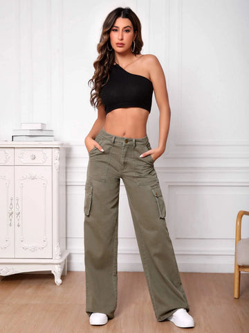 Tall Flap Pocket Cargo Jeans Tall Flap Pocket Cargo Jeans