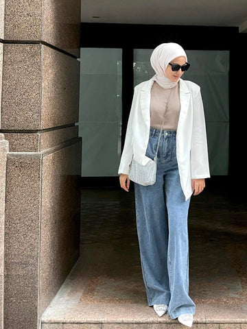 DAZY High Waist Slant Pocket Wide Leg Jeans DAZY High Waist Slant Pocket Wide Leg Jeans