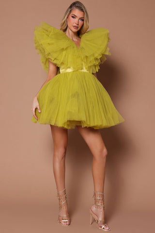 Delaney Tulle Mini Dress