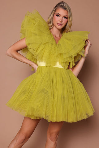 Delaney Tulle Mini Dress