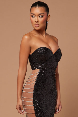 Emme Sequin Embellished Gown