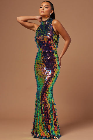 Ariana Sequin Gown