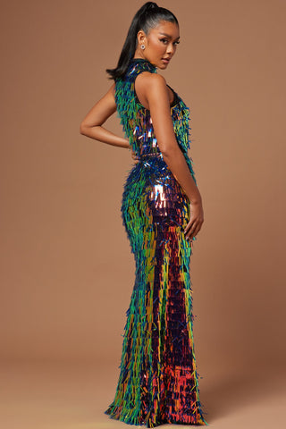 Ariana Sequin Gown