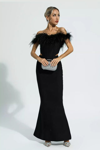 Malaysia Black Feather Bandage Set