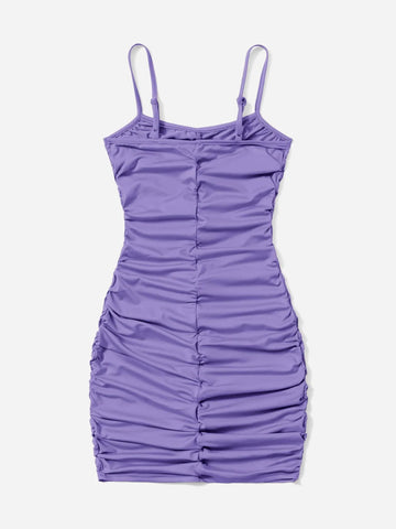 Teen Girls Ruched Cami Dress